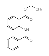 ethyl 2-benzamidobenzoate结构式