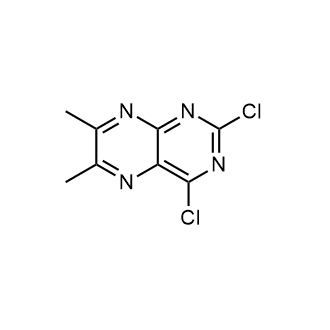 2,4-Dichloro-6,7-dimethylpteridine Structure