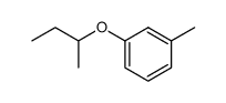 (+/-)-2-m-tolyloxy-butane Structure