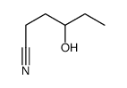4-hydroxyhexanenitrile Structure