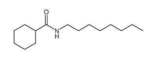 N-octylcyclohexanecarboxamide结构式