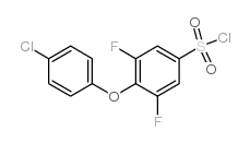 4-(4-Chlorophenoxy)-3,5-difluorobenzenesulfonylchloride structure