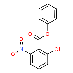 2-Hydroxy-6-nitrobenzoic acid phenyl ester Structure