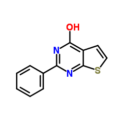2-苯基噻吩并[2,3-d]嘧啶-4-醇结构式