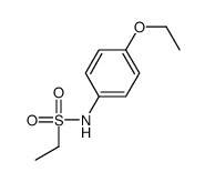 N-(4-乙氧基苯基)乙磺酰胺结构式