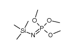 trimethyl (trimethylsilyl)phosphorimidate结构式