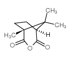 3-Oxabicyclo[3.2.1]octane-2,4-dione,1,8,8-trimethyl-, (1R,5S)- Structure