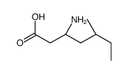 (3S,5R)-3-amino-5-methylheptanoic acid结构式