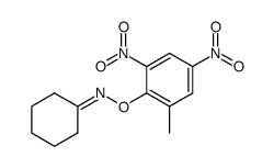 Cyclohexanone O-(2-methyl-4,6-dinitro-phenyl)-oxime结构式