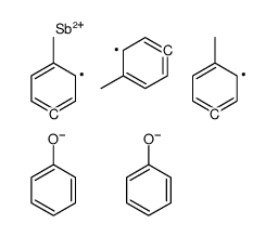 tris(4-methylphenyl)-diphenoxy-λ5-stibane结构式