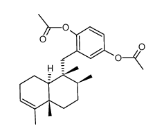 17,20-O-diacetylavarol结构式