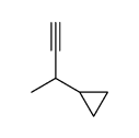 but-3-yn-2-ylcyclopropane Structure