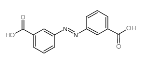 偶氮苯-3,3'-二羧酸结构式