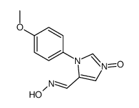 N-[[3-(4-methoxyphenyl)-1-oxidoimidazol-1-ium-4-yl]methylidene]hydroxylamine Structure