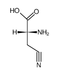 β-Cyano-D-alanin Structure