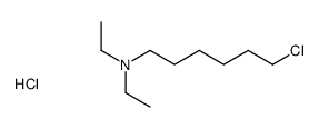 6-chloro-N,N-diethylhexan-1-amine,hydrochloride Structure