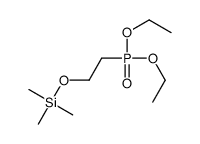 2-diethoxyphosphorylethoxy(trimethyl)silane结构式