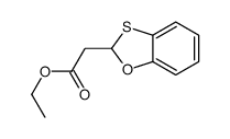 ethyl 2-(1,3-benzoxathiol-2-yl)acetate Structure