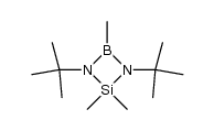 1,3-di-tert-butyl-2,2,4-trimethyl-1,3,2,4-diazasilaboretidine结构式