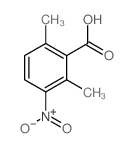 Benzoic acid, 2,6-dimethyl-3-nitro- Structure