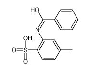 2-benzamido-4-methylbenzenesulfonic acid结构式
