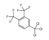 4-(trichloromethyl)-1,2-bis(trifluoromethyl)benzene结构式