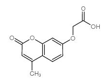 7-(羧基甲氧基)-4-甲基香豆素结构式