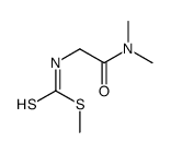 methyl N-[2-(dimethylamino)-2-oxoethyl]carbamodithioate结构式
