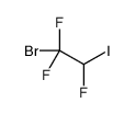 1-bromo-1,1,2-trifluoro-2-iodoethane结构式