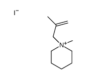 1-methyl-1-(2-methylprop-2-enyl)piperidin-1-ium,iodide结构式