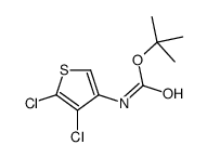 tert-butyl N-(4,5-dichlorothiophen-3-yl)carbamate Structure
