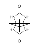 dimethylcyclopentano-glycoluril Structure
