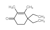 3,5-二乙基-2,5-二甲基-2-环己烯-1-酮结构式
