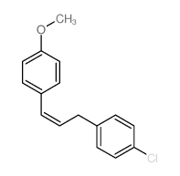 Benzene,1-chloro-4-[3-(4-methoxyphenyl)-2-propen-1-yl]- Structure