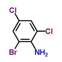 2-溴-4,6-二氯苯胺结构式