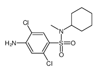 4-amino-2,5-dichloro-N-cyclohexyl-N-methylbenzenesulfonamide Structure