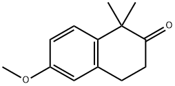 6-methoxy-1,1-dimethyl-3,4-dihydronaphthalen-2(1H)-one结构式