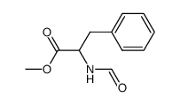 2-benzyl-2-formamidoacetic acid methyl ester Structure