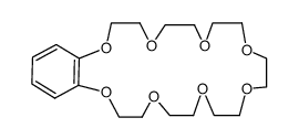 2,3-benzo-1,4,7,10,13,16,19,22-octaoxa-2-cyclotetraeicosene结构式