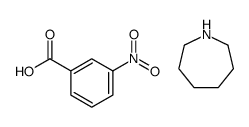3-Nitrobenzoic acid perhydroazepine, addykt结构式