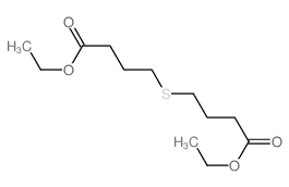 ethyl 4-(3-ethoxycarbonylpropylsulfanyl)butanoate结构式