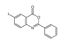 6-iodo-2-phenyl-3,1-benzoxazin-4-one Structure