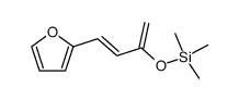 1-(2-furfuryl)-3-trimethylsilyloxy-1,3-butadiene结构式