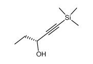 (R)-1-trimethylsilyl-1-pentyn-3-ol结构式