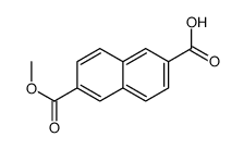 6-(甲氧基羰基)-2-萘酸结构式