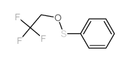 Benzenesulfenic acid,2,2,2-trifluoroethyl ester Structure