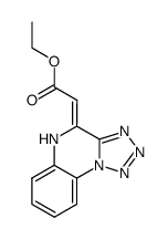 ethyl (Z)-2-(tetrazolo[1,5-a]quinoxalin-4(5H)-ylidene)acetate结构式