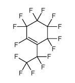1,3,3,4,4,5,5,6,6-nonafluoro-2-(1,1,2,2,2-pentafluoroethyl)cyclohexene Structure