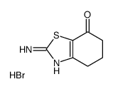 2-氨基-5,6-二氢-4H-苯并噻唑-7-酮氢溴酸结构式