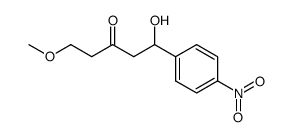 1-(4'-nitrophenyl)-1-hydroxy-5-methoxy-3-pentanone结构式